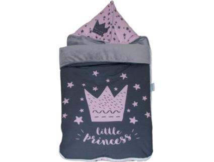 Saco  Cuco Polar Little Crown Rosa