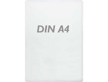 Porta Documentos A4  PrimeMatik Transparente (29.7x21cm)