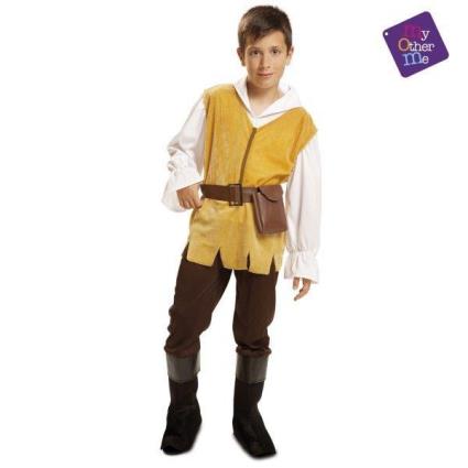 Fato de Menino  Estalajadeiro Medieval Amarelo (Tam: 5 a 6 anos)