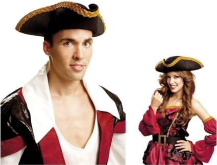 Chapéu  Pirata Deluxe (Tam: Tamanho Único)