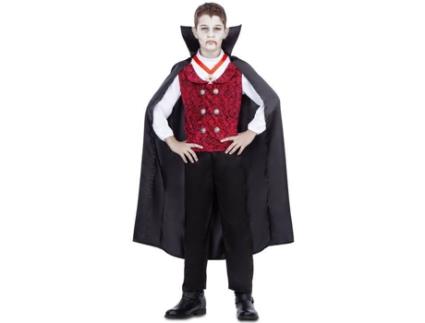 Fato de Menino  Vampiro Clássico (Tam: 5 a 6 anos)