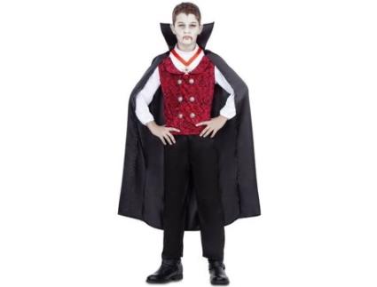Fato de Menino  Vampiro Clássico (Tam: 7 a 9 anos)