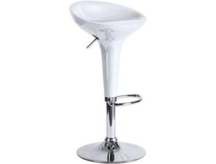 Banco  Madison (Branco - 45 x 87 / 67 x 40 cm - Policloreto de Vinila - Aço Reforçado)