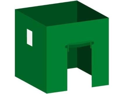 Pack 4 Toldos Laterais para Tendas PRESENTES MIGUEL  2L1V1P (2x2 m - Verde)