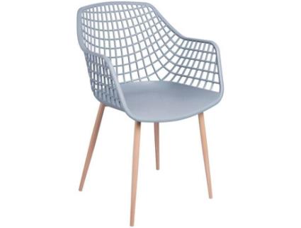 Cadeira  Riva (Cinzento - 41 x 84,5 x 45 cm - Polipropileno - Aço)