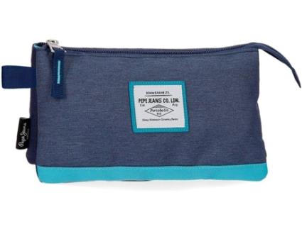 Estojo Triplo  Molly Azul (22x12x5cm)