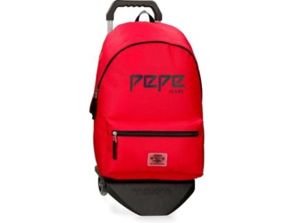 Mochila com Rodas  Osset Vermelho (31x42x17.5cm)