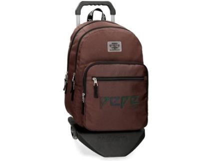 Mochila com Rodas  Osset Castanho (31x46x15cm)