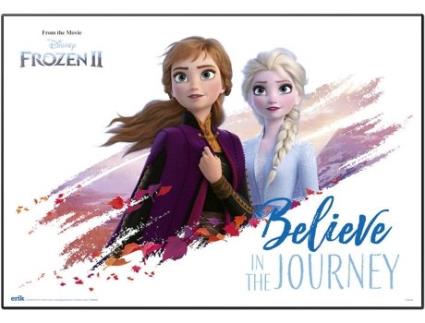 Base de Secretária  Disney Multicor (49.5x34.5cm)