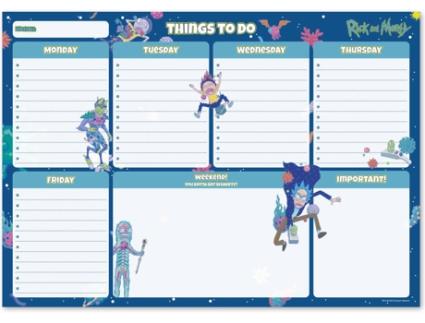 Agenda  Virus Azul (Semanal - A4)