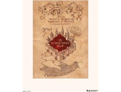 Print  30X40 Cm The Marauders Map