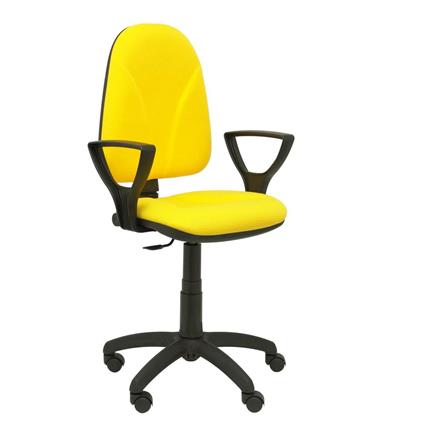 Silla de Oficina Algarra bali amarillo brazos fijos