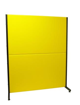 Biombo de Oficina Valdeganga similpiel amarillo