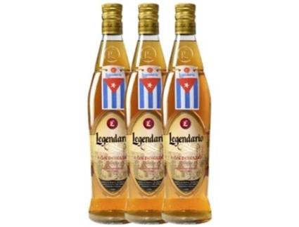 Rum LEGENDARIO Legendario Dorado (0.7 L - 3 unidades)