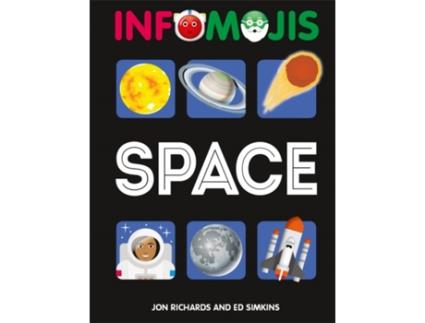 Livro infomojis: space de jon richards,ed simkins (inglês)