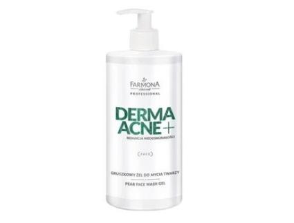 Farmona PROFISSIONAL + Derma Acne Gel Wash Pear rosto limpador Pear 500ml