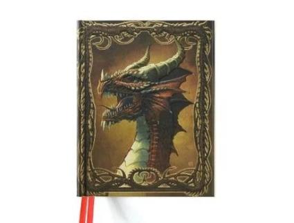 Livro kerem beyit: red dragon (blank sketch book) de created by flame tree studio (inglês)