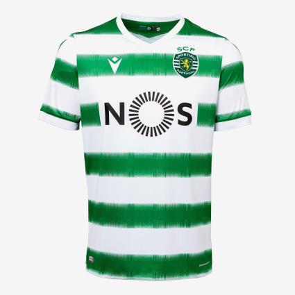 Camisola Sporting 1º Equip. Verde -  Júnior tamanho 8