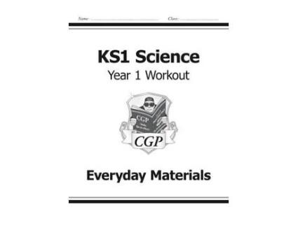 Livro ks1 science year one workout: everyday materials de cgp books (inglês)