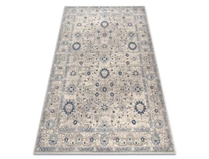 Tapete Nain Quadro Ornamento 7586/51935 Bege/Azul Escuro (240 x 340 cm)