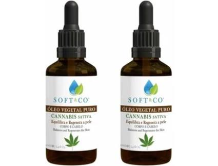 Pack de 2 Óleos SOFT&CO Puro de Cannabis (50 ml)