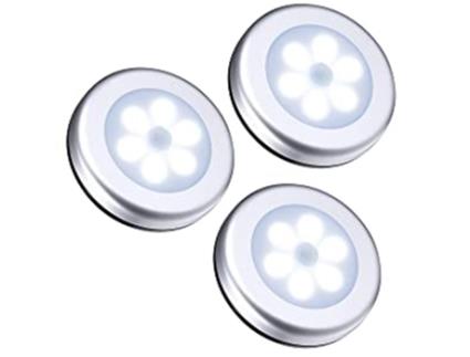 3 Led Detector de Movimento MMINGY Sensor de Iluminação Led Automática