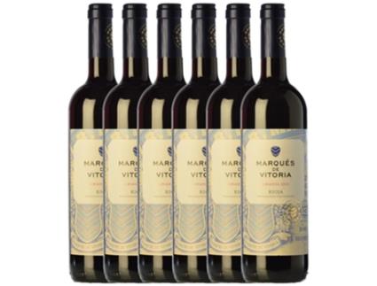 Vinho MARQUÉS DE VITORIA Marqués De Vitoria Tempranillo Rioja Crianza (0.75 L - 6 unidades)