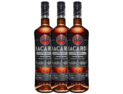 Rum BACARDÍ Bacardí Carta Negra (0.7 L - 3 unidades)