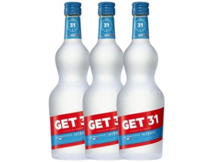 Licor GET Get 31 Blanc Pippermint (1 L - 3 unidades)