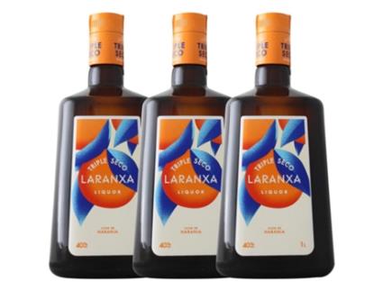 Licor LARANXA Triplo Sec Laranxa Licor De Naranja (1 L - 3 unidades)