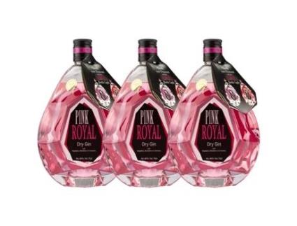Gin OLD ST. ANDREWS Old St. Andrews Pink Royal Dry Gin (0.7 L - 3 unidades)