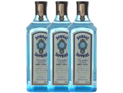 Gin BOMBAY Bombay Sapphire (0.7 L - 3 unidades)