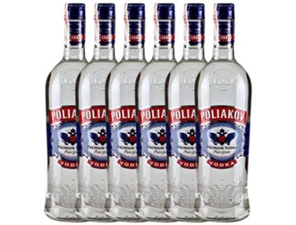 Vodka BARDINET Bardinet Poliakov (1 L - 6 unidades)