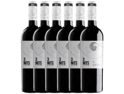 Vinho AMPANS Ampans 3 Nits D'Urpina Merlot Pla De Bages Crianza (0.75 L - 6 unidades)