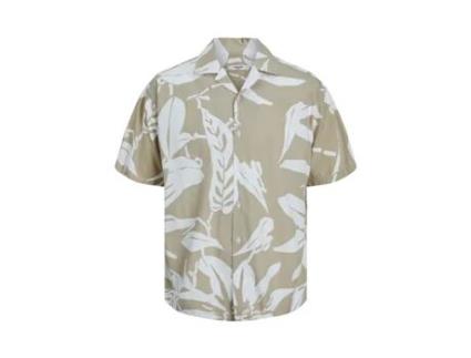 Camisa para Homem JACK & JONES (M - Branco)