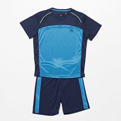 Conjunto Azul - Camisola e Calções Rapaz tamanho 12