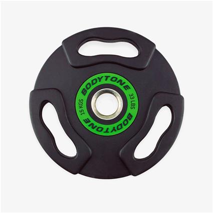 Disco Borracha 15kg Verde - Diâmetro 50 mm tamanho UNICA