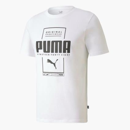 T-shirt  Box - Branco - T-shirt Homem tamanho M