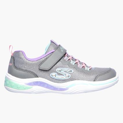 Power Petals - Cinza - Sapatilhas Luzes Menina tamanho 28