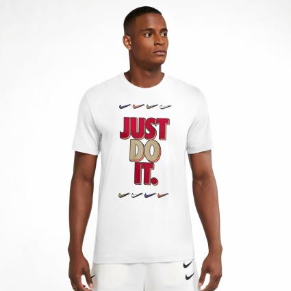 T-shirt  Jdi Swoosh - Branco - T-shirt Homem tamanho L