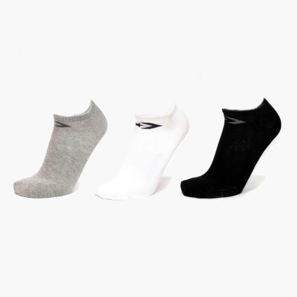Meias Invisíveis Cinza - Pack 3 Homem tamanho L