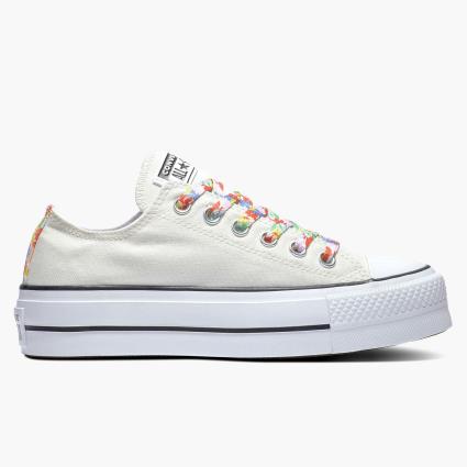 Chuck Taylor All Star - Bege - Plataforma Mulher tamanho 39