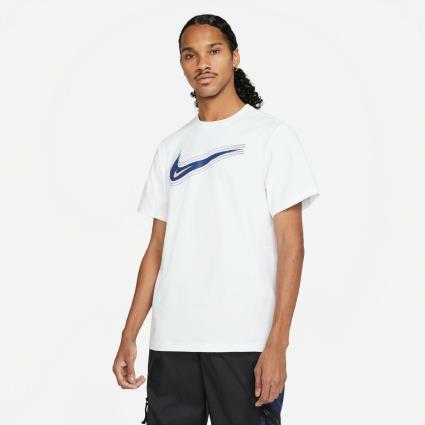 T-shirt  D Swoosh - Branco - T-shirt Homem tamanho S
