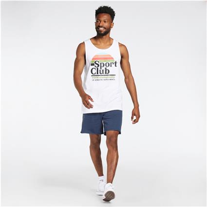 Camisola s/Mangas  Stamps - Branco - Camisola Homem tamanho L