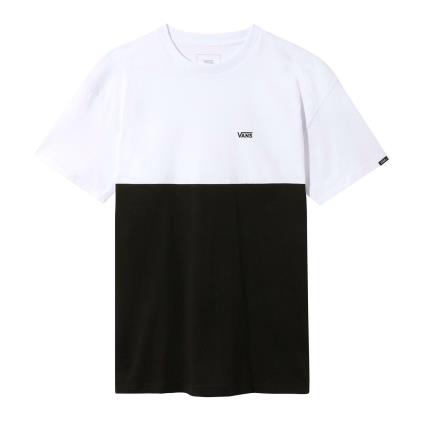 T-shirt  Color Block - Preto e Branco - T-shirt Homem tamanho L