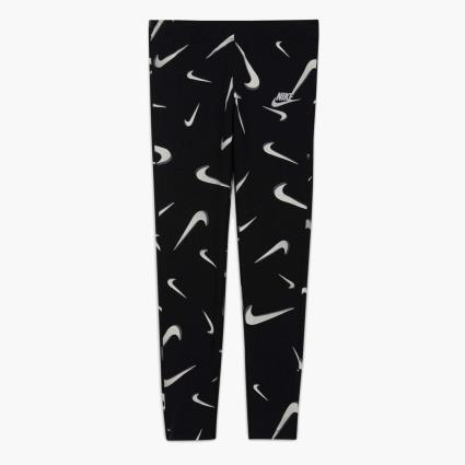 Leggings  Swooshfetti - Preto - Leggings Rapariga tamanho 12