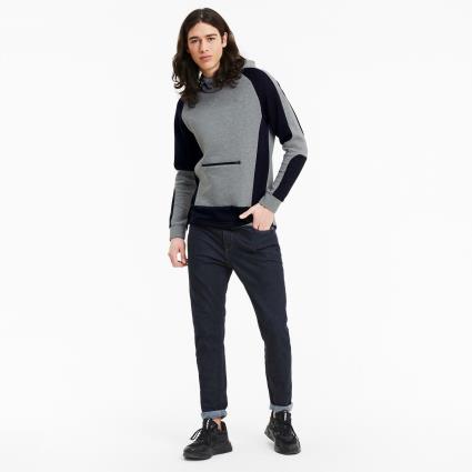 Sweatshirt  Evostripe - Cinza - Homem tamanho L