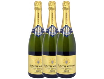 Champanhe FRANÇOIS MONTAND François Montand Blanc De Blancs Chardonnay  (0.75 L - 3 unidades)