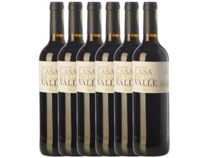 Vinho CASA DEL VALLE Casa Del Valle Hacienda Syrah Vino De La Tierra De Castilla Joven (0.75 L - 6 unidades)