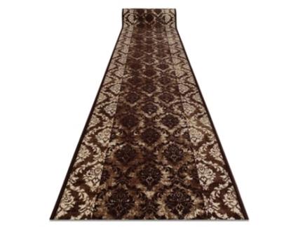 Passadeira Antiderrapante Romance 67 cm Castanho